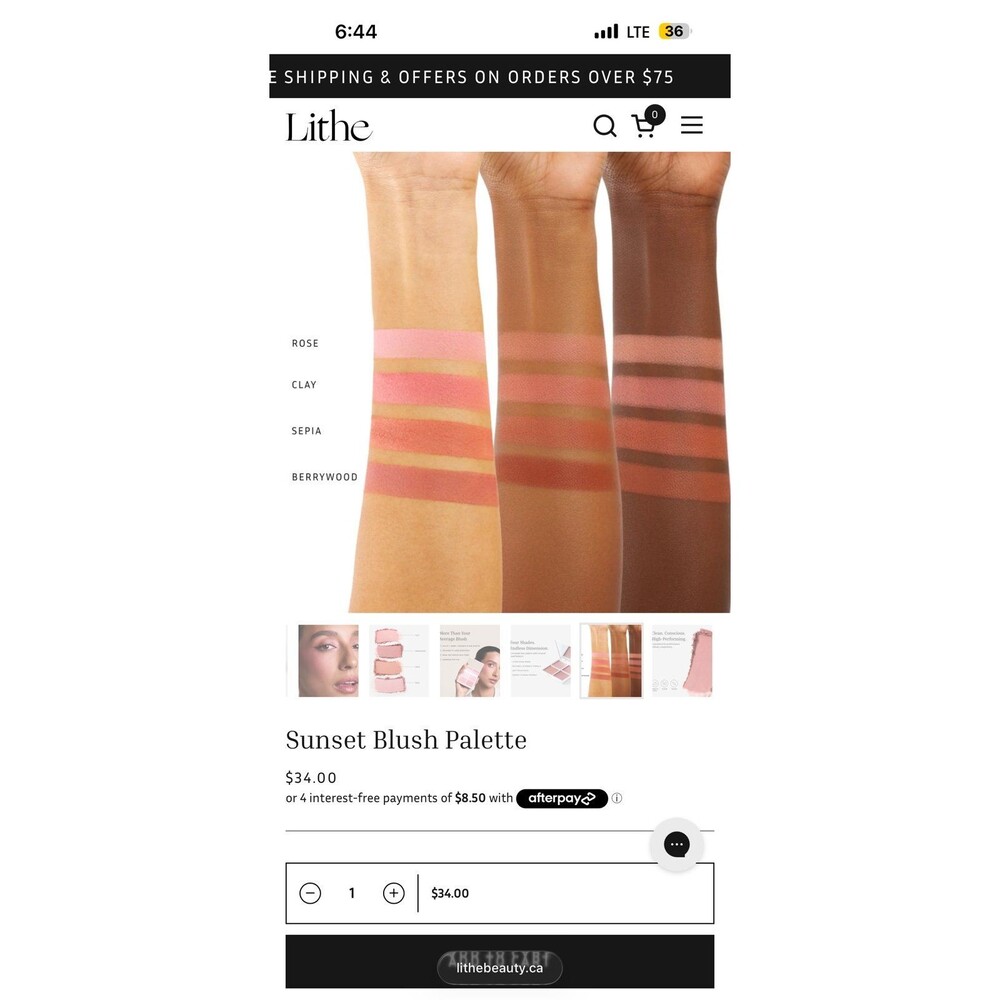 Lithe Blush Pallete - Picture 5 of 6
